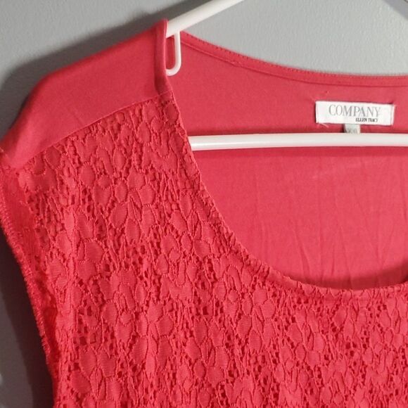 Company Ellen Tracy women's size xxl  sleeveless blouse top shirt coral … - Picture 4 of 12